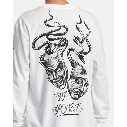 RVCA Ανδρική μακρυμάνικη μπλούζα Mister Cartoon Laugh Now - Long Sleeve T-Shirt